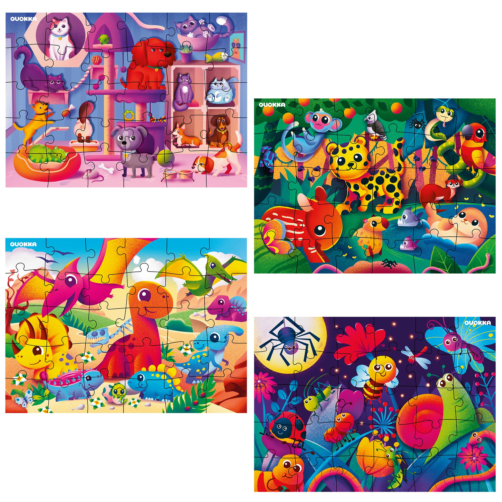 QUOKKA bright designs help with visual learning and attention.