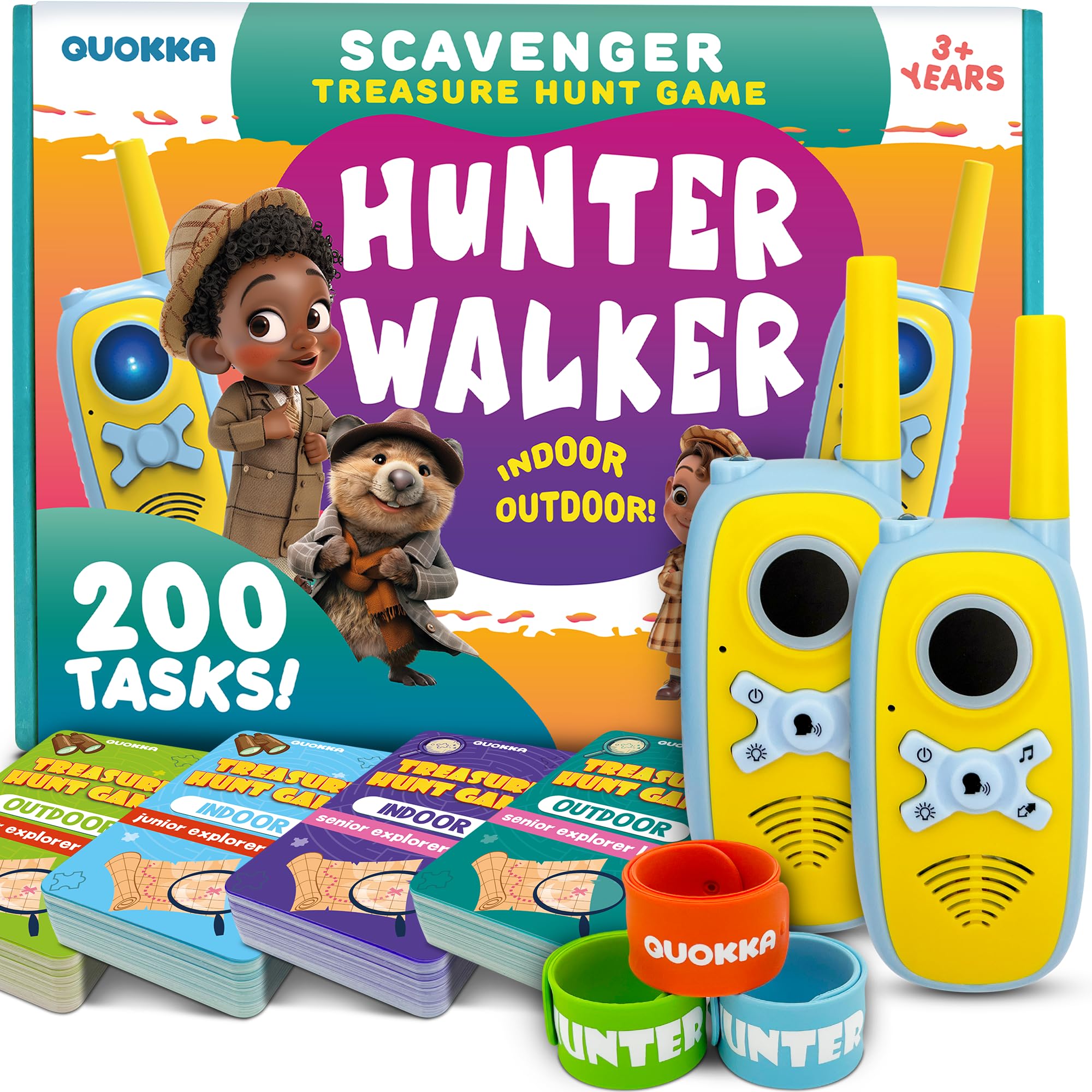 QUOKKA scavenger hunt outdoor cards promote active discovery and teamwork