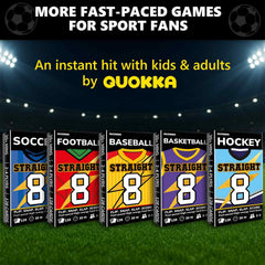 QUOKKA Soccer play area with cards forming quick stacks