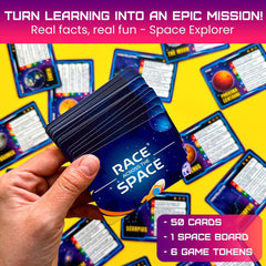 QUOKKA Space Board Game six astronaut tokens invite interactive play and role-play.