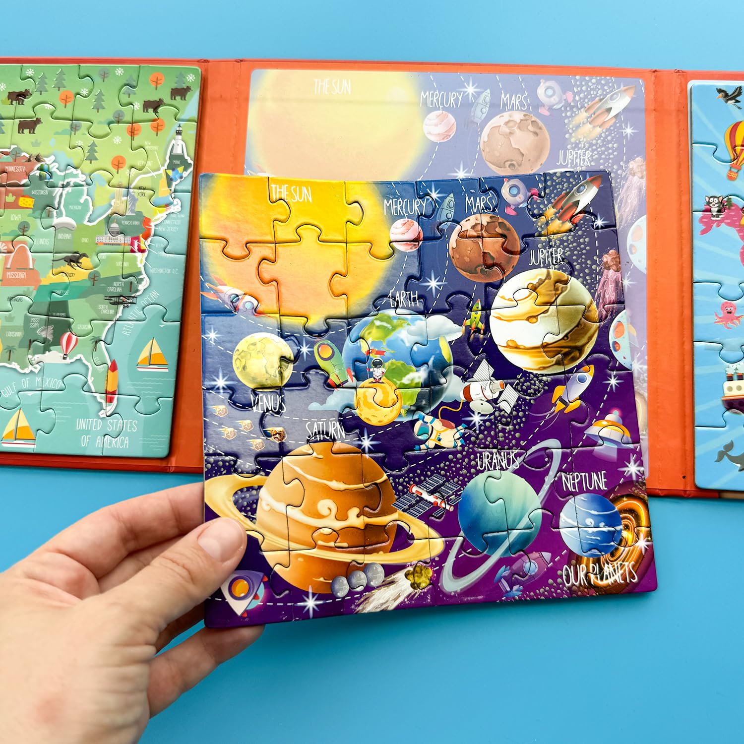 QUOKKA USA map puzzles teach geography through engaging play.