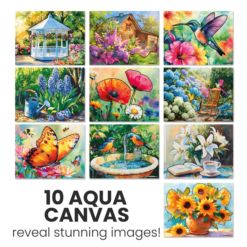 QUOKKA water painting brush included enables effortless art with a single dip