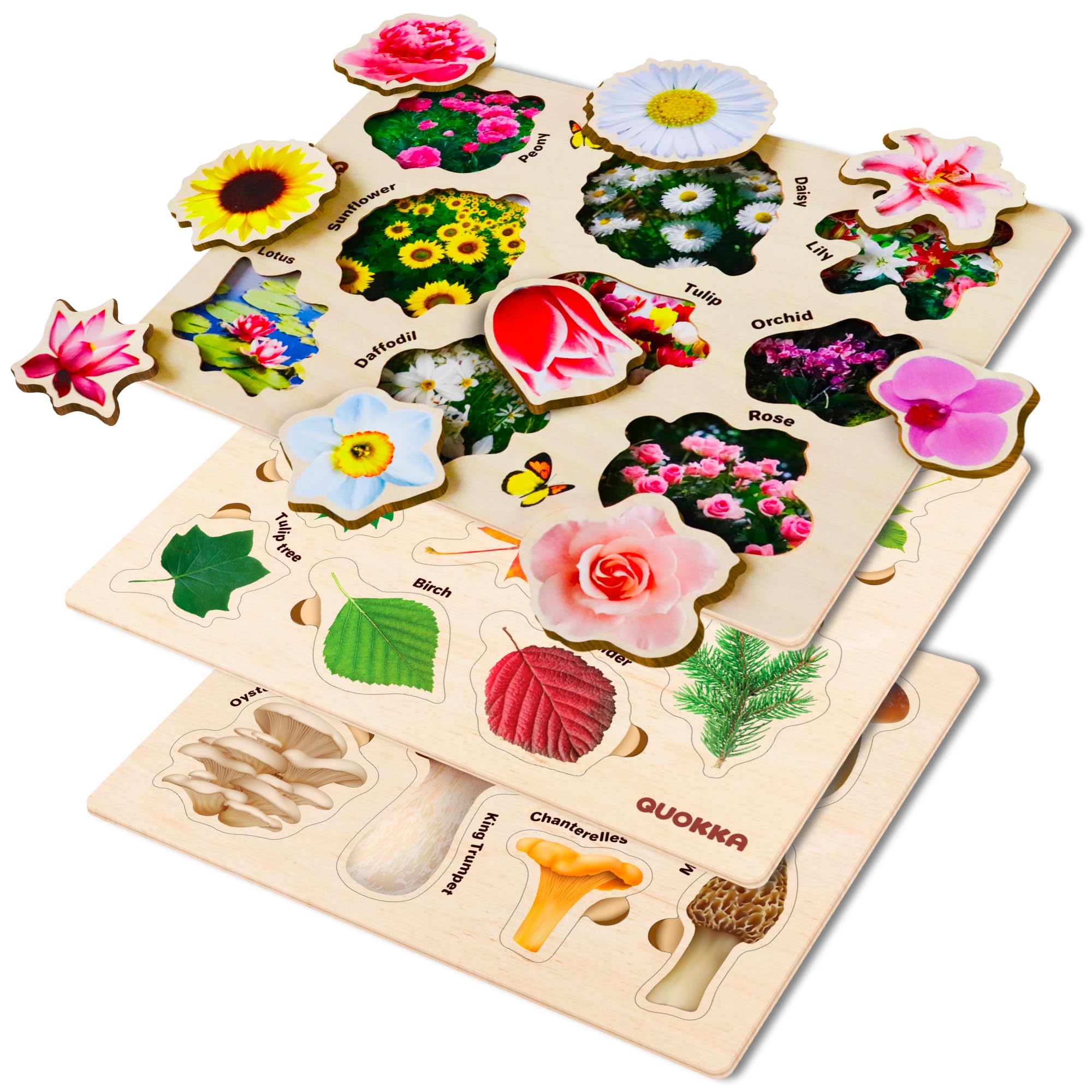 QUOKKA wooden puzzle kids playing scenario showcases shared learning and joy.