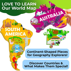 QUOKKA puzzle 50 cards with 400+ world facts for enrichment