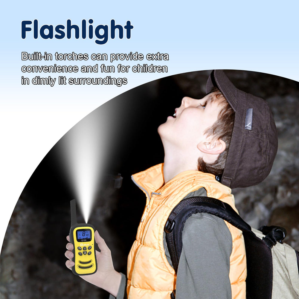 QUOLIX 22 channels prevent cross-talk during group play and adventures.