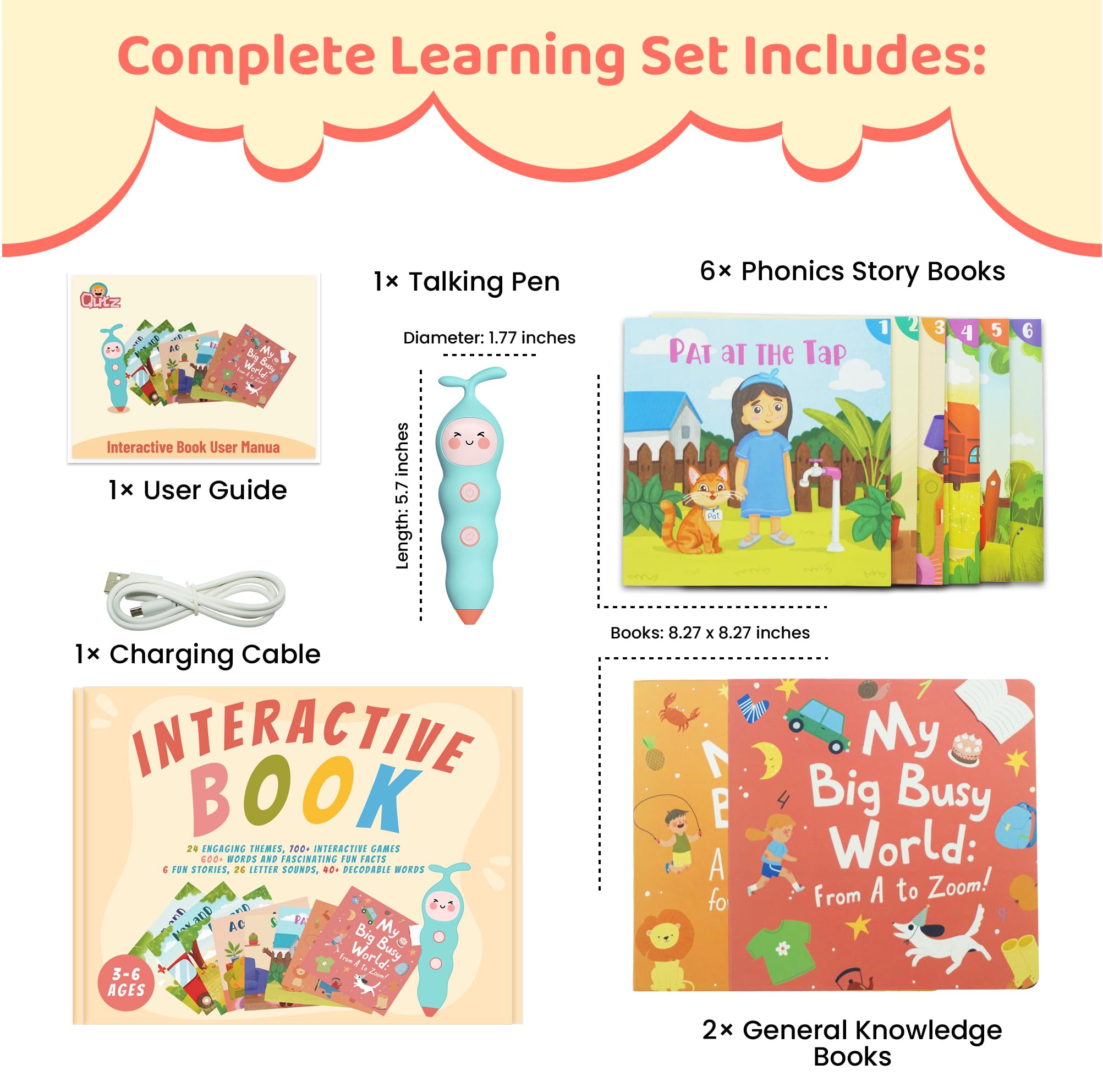 QuTZ gift-ready packaging highlights a thoughtful learning gift.