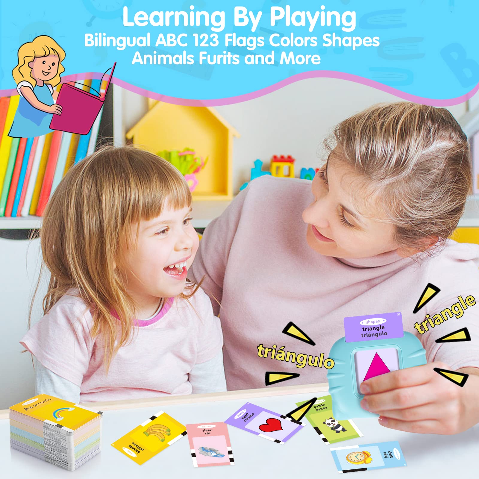 QuTZ no-screen educational toy promotes hands-on literacy without screens.