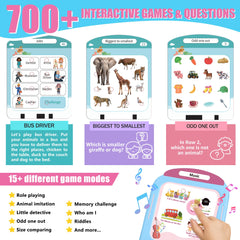 QuTZ phonics lesson page with pictures and practice sentence supports early reading