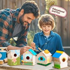 QUYSK birdhouse kit classroom set supports teamwork and hands-on learning.