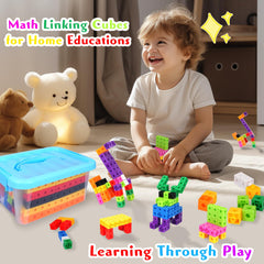 QUYSK lightweight plastic cubes designed for safe, easy handling by small hands.