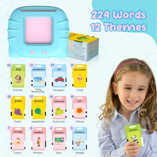 QuZT 112 flash cards across 12 subjects for wide word coverage.