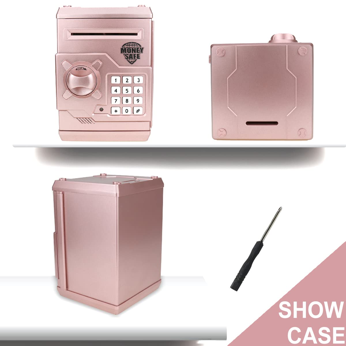 Qwifyu piggy bank reel note entry demonstrating automatic note saving feature