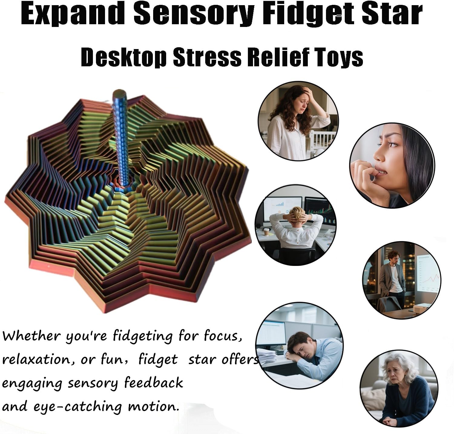 QWZFirst desk-stress-relief toy compact for office or study spaces