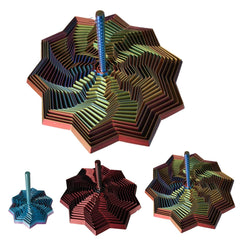 QWZFirst expanded sensory fidget star seen from top for focused work