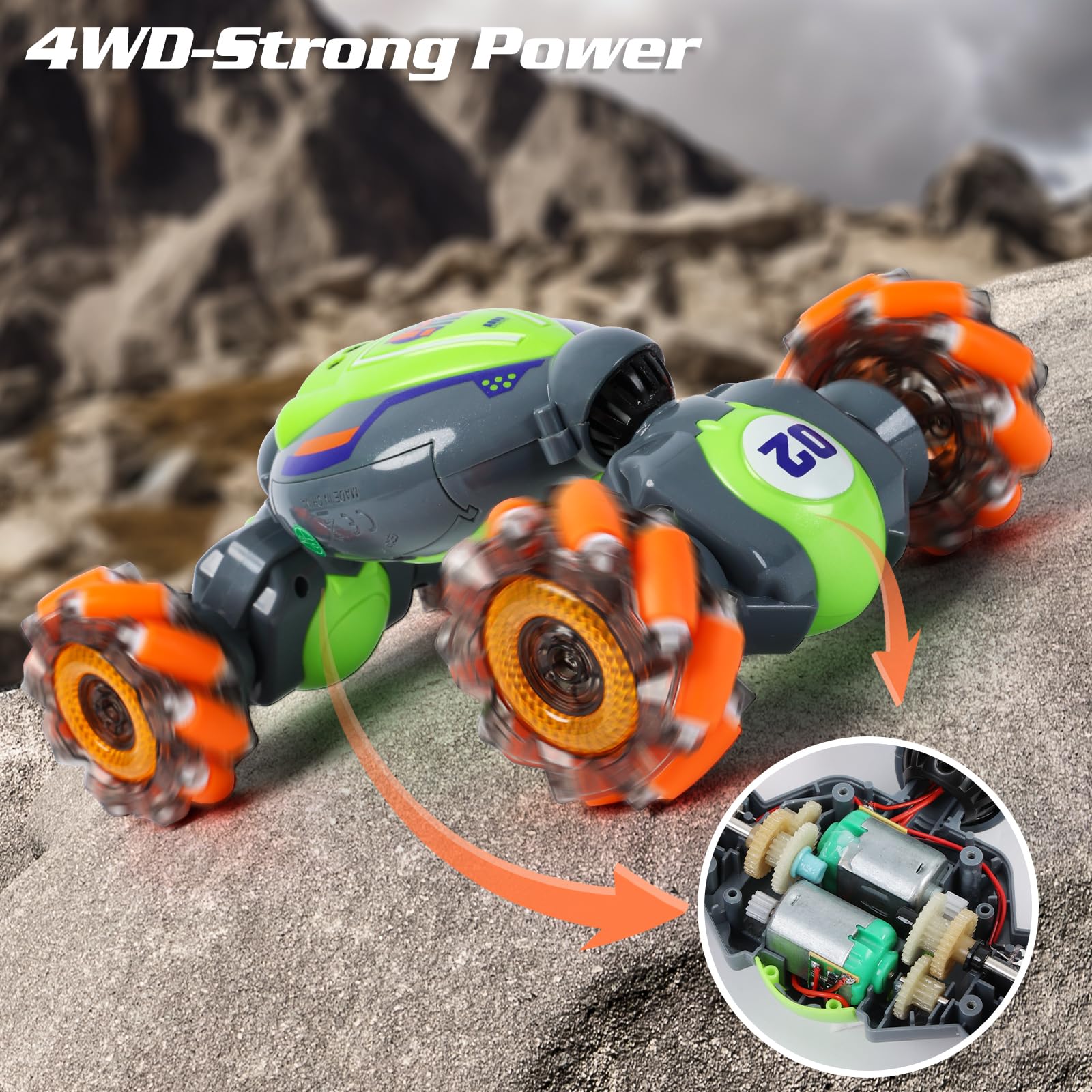 QXHOL gesture-control stunt car intuitive handling for kids