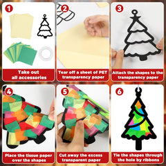 Qyeahkj red ribbon roll lets you hang finished suncatchers with style.