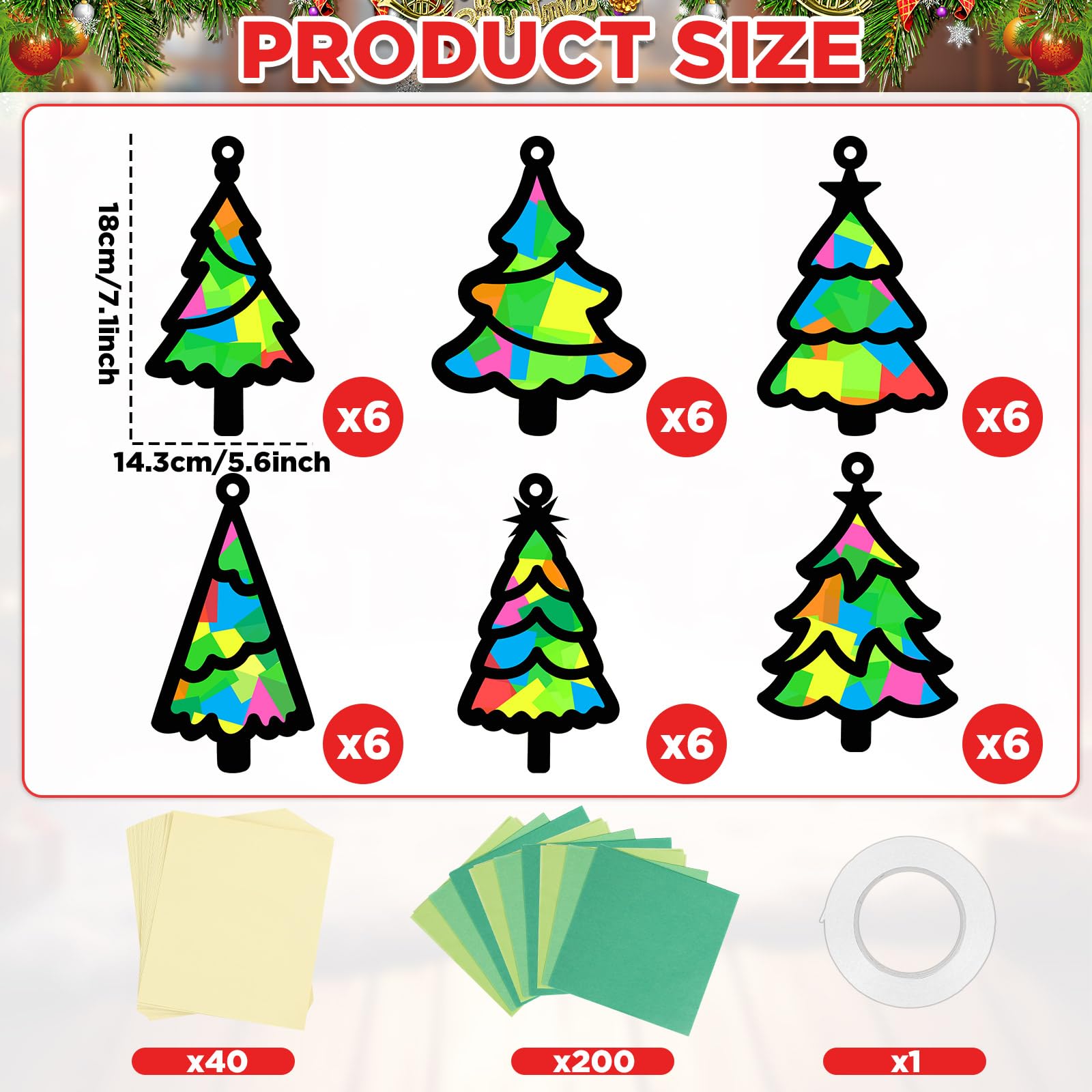 Qyeahkj tissue paper collection offers vibrant colors for creative holiday designs.