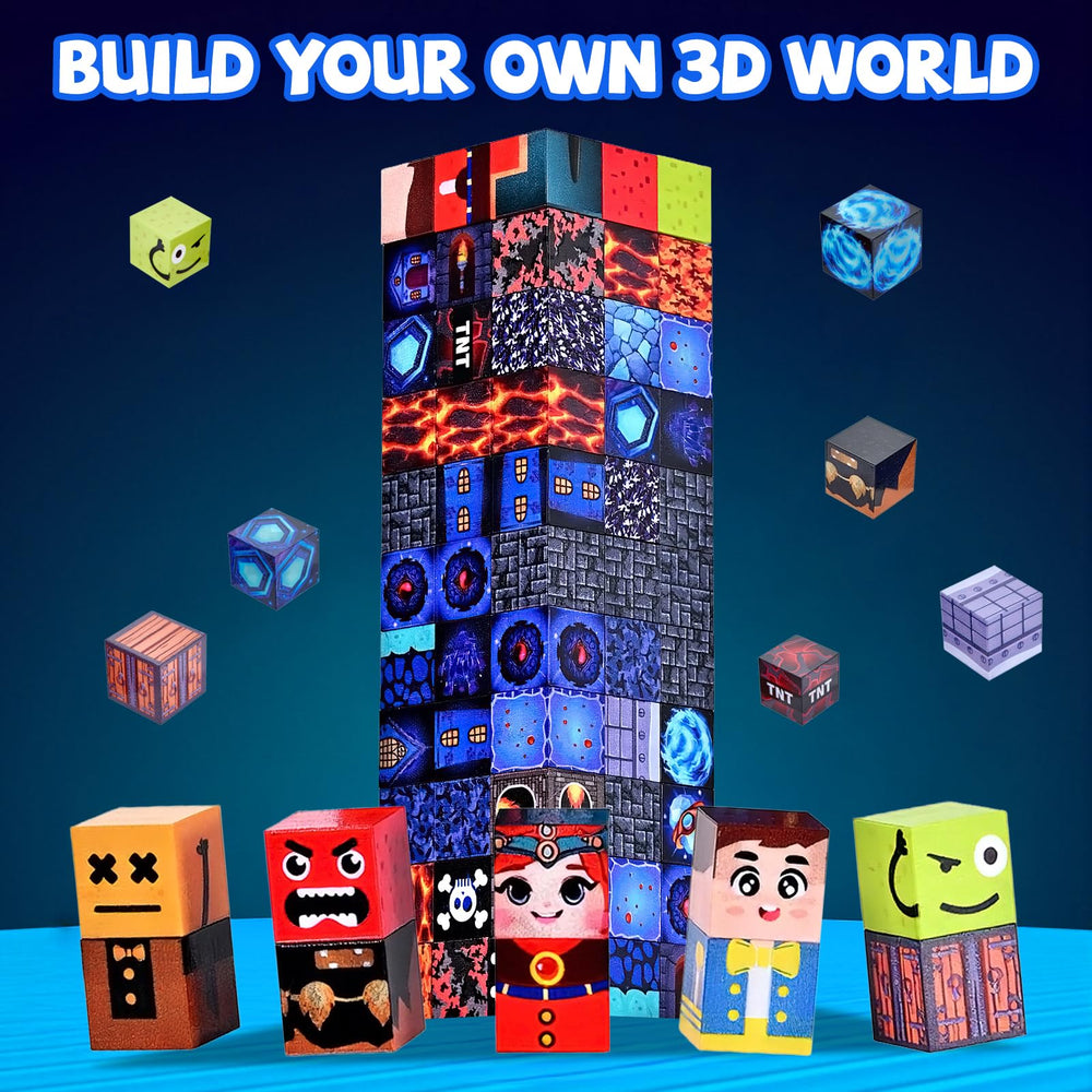 QYGYMXC Colorful patterns on blocks for engaging construction and pattern recognition
