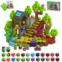 QYGYMXC forest magnetic blocks in 100 pieces spark creative building adventures.