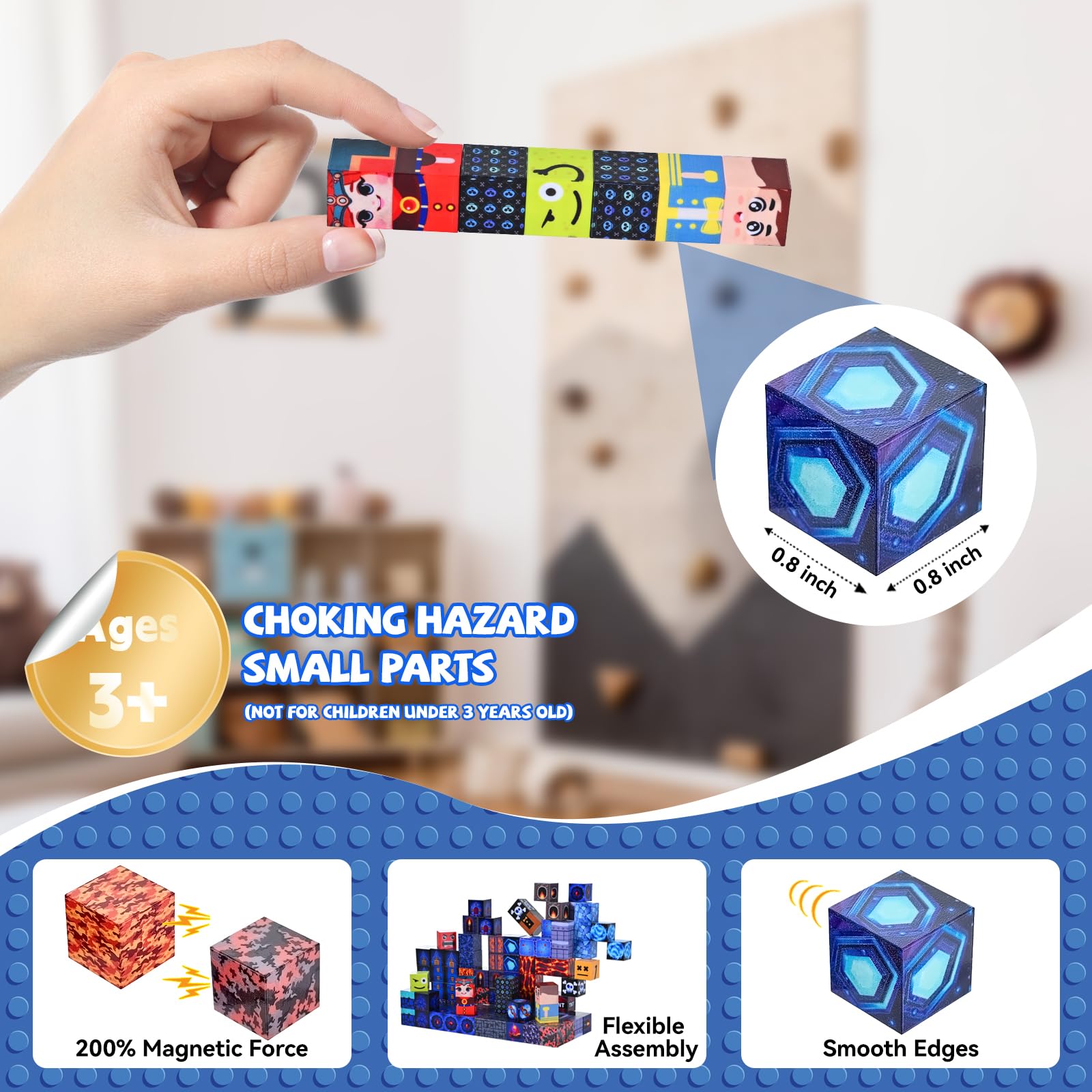 QYGYMXC Hand eye coordination improves during building with blocks