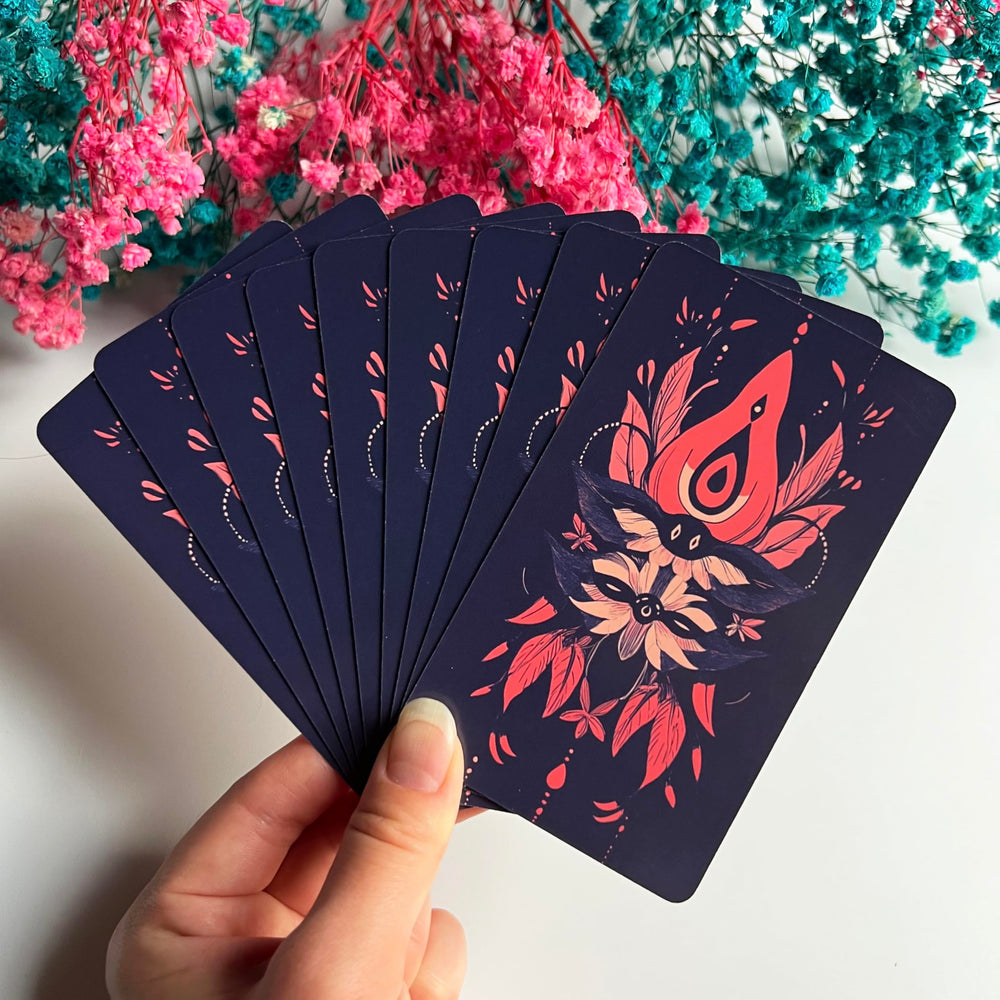 Qymagicz Embracing The Shadow Deck gift packaging makes a thoughtful present for introspection.