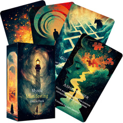 Qymagicz Mystic Manifesting card art highlights ethereal imagery to spark intention.