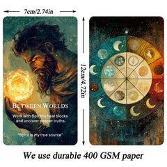Qymagicz deck fanned, showcasing variety for intuitive readings.