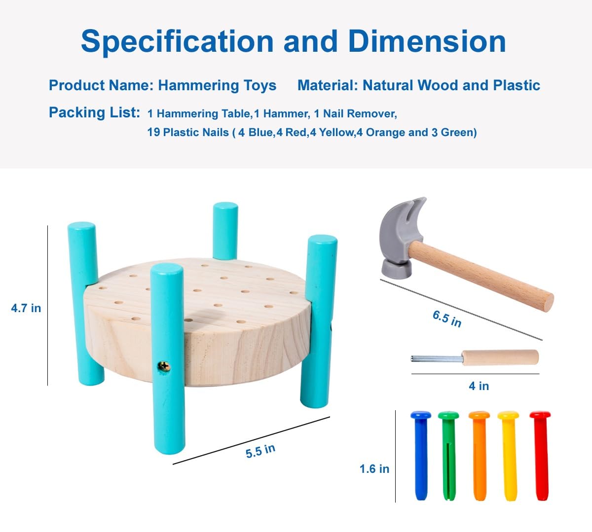 QZJVKBXY smooth natural wood edges ensure safe toddler exploration