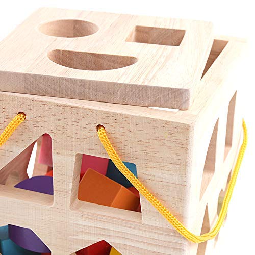 QZMTOY nursery display-friendly shape sorter adds charming decor plus play value.