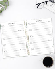 Qzyoneei five-year journal clear five-year recap per page saves time.