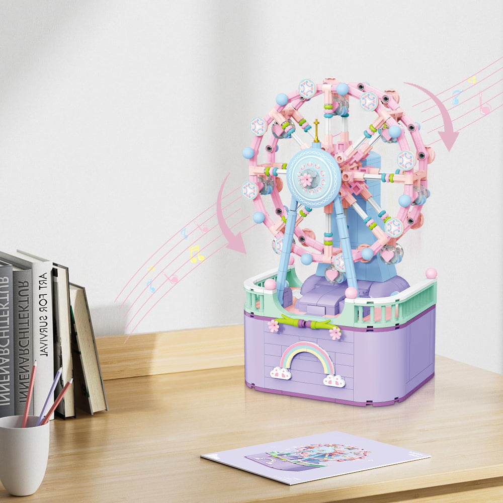 R HOME STORE color and shape recognition through vibrant modular pieces during assembly