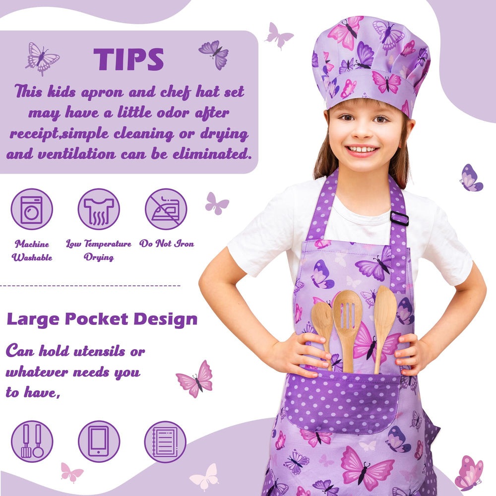 R HORSE apron lace detail adds cute charm for little bakers