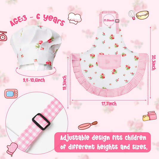 R HORSE kid apron adjustable neck strap demonstrates easy sizing for ages 3–6