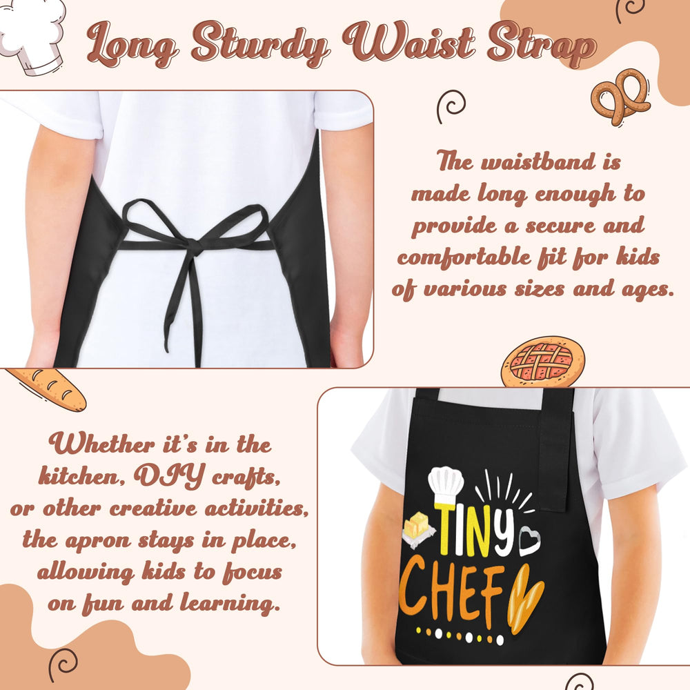 R HORSE kid apron in action during baking for mess-free fun