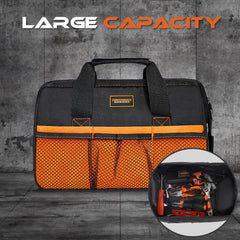 R RECOMFIT Storage bag holding tools neatly after DIY projects