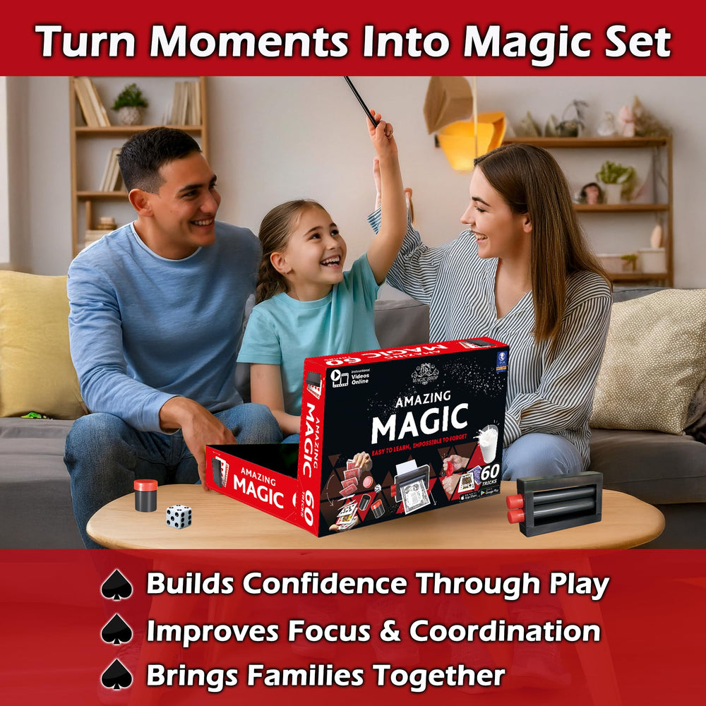 Durable materials ensure long-lasting magic play and repeated use