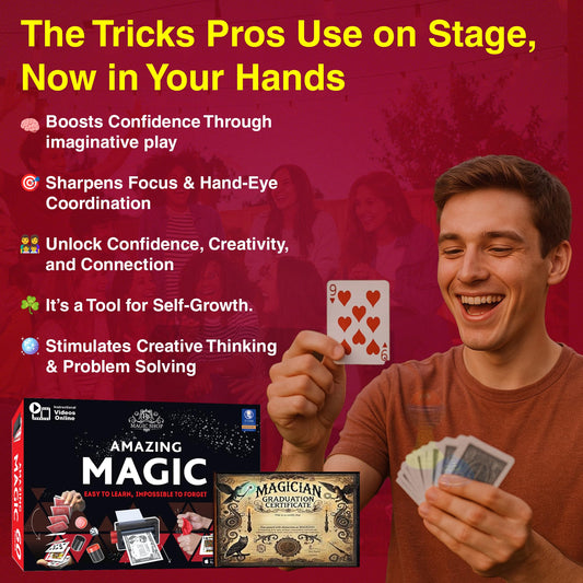 RA MAGIC SHOP video instructions guiding kids through tricks