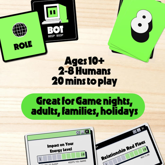 Rabble Bot or Not robot sneaking in group during play, playful sabotage