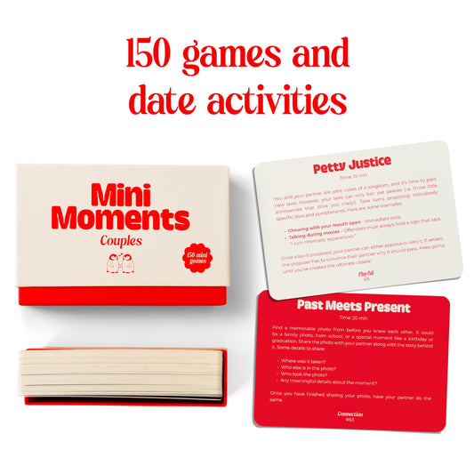 Rabble Mini Moments two-player games, perfect for playful bonding in under 15 minutes