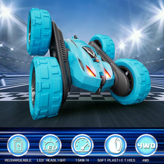 RacingFun all-terrain 4WD monster truck conquers sand and grass with sturdy wheels