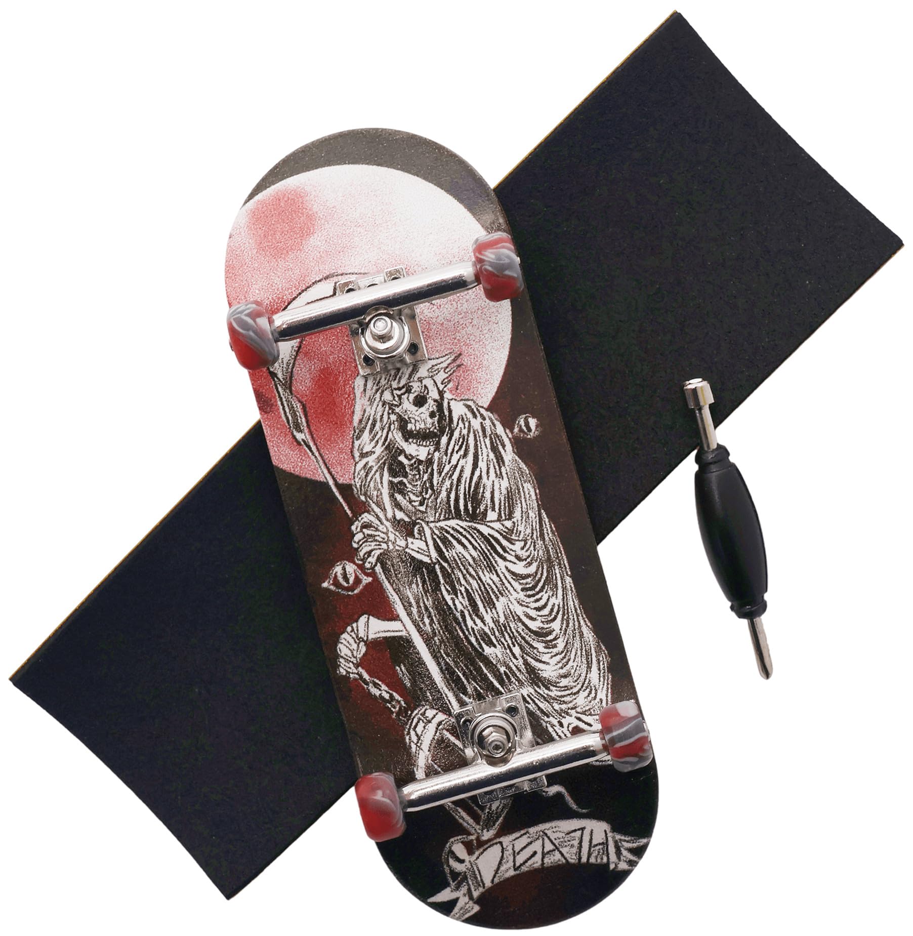 RACOFSB Pro fingerboard deck 34mm with deep concave for precise grip.