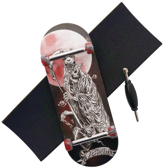 RACOFSB Pro fingerboard deck 34mm with deep concave for precise grip.