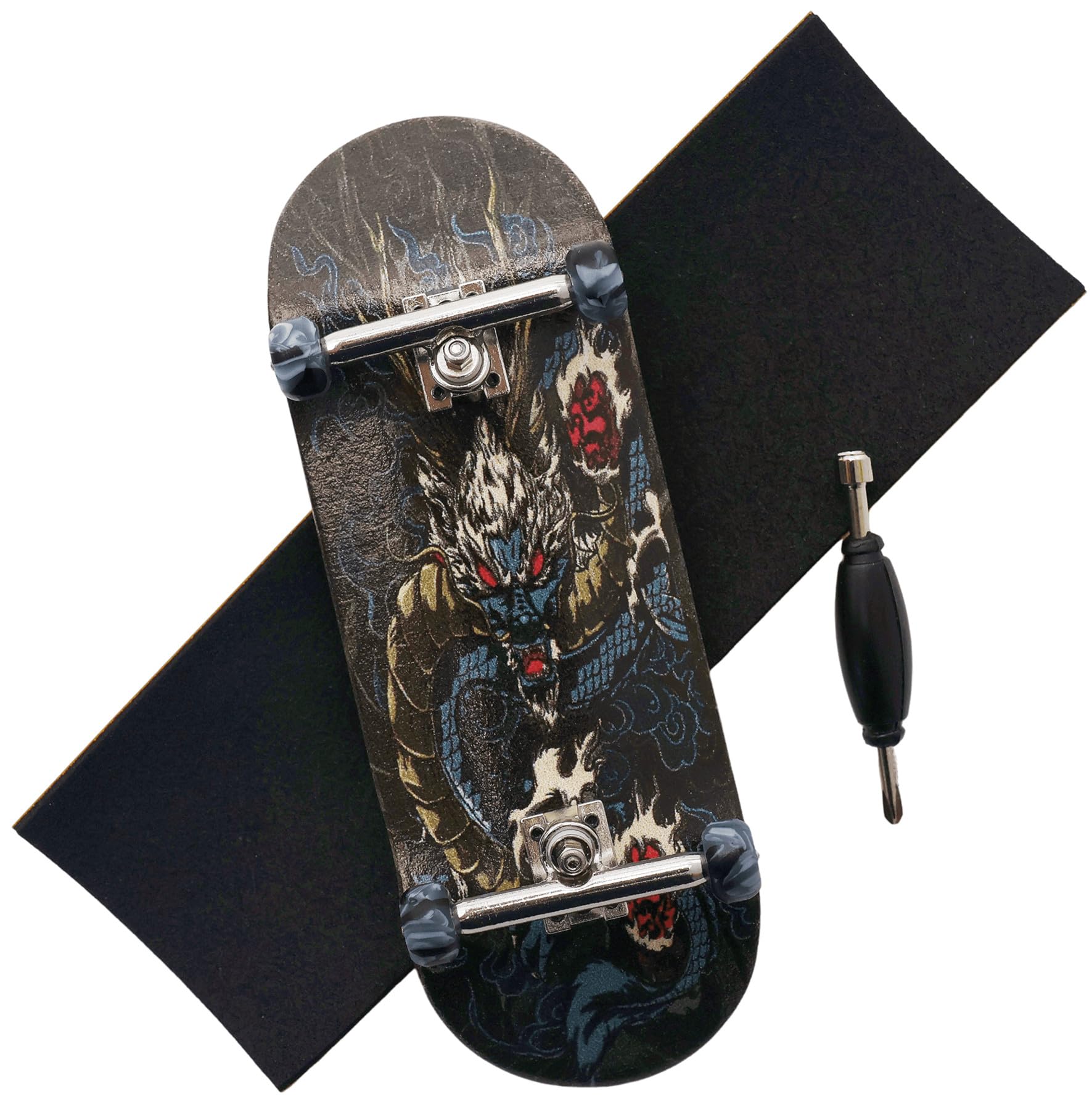 RACOFSB Pro fingerboard deck with dragon swirl for smooth tricks