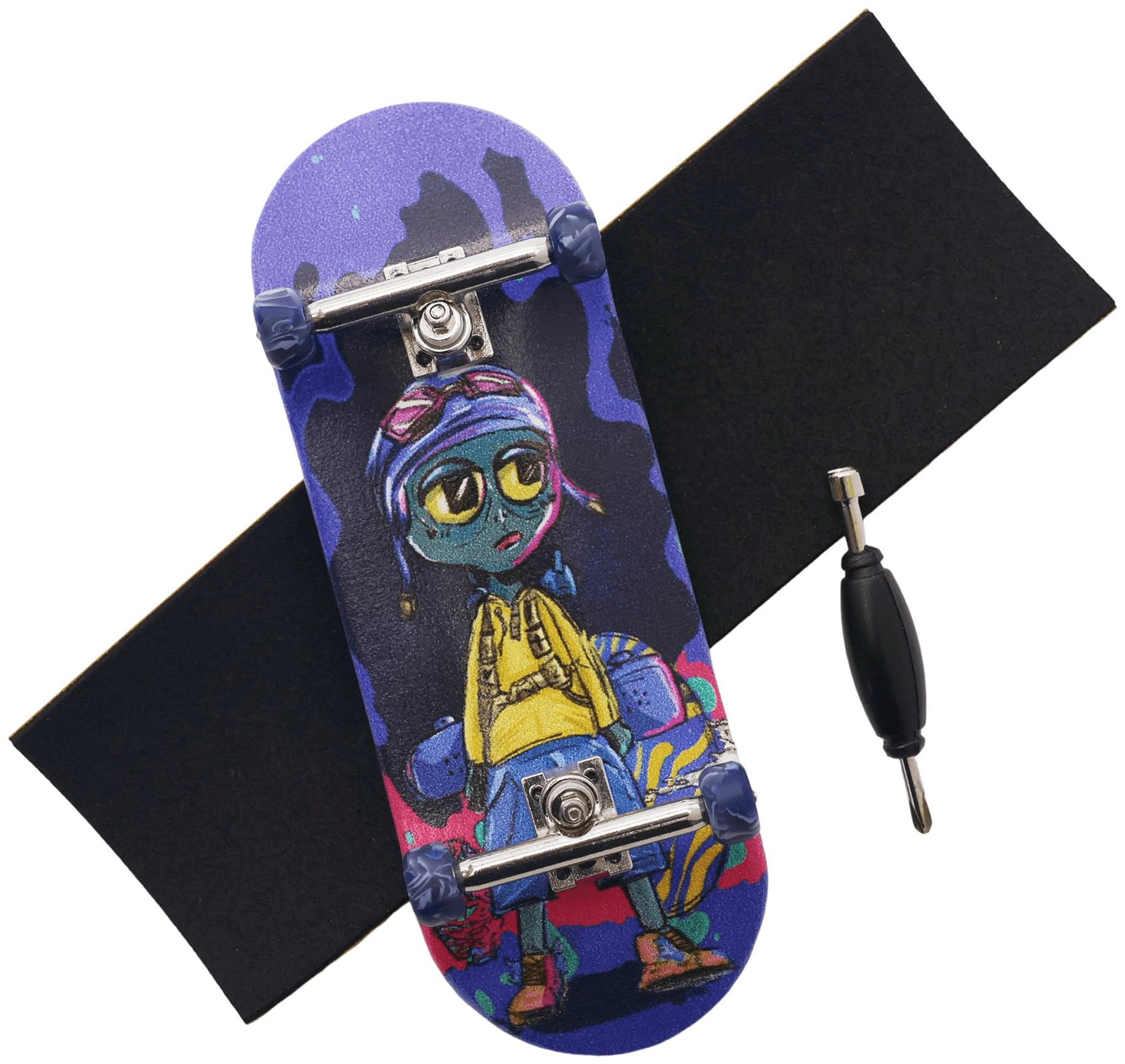 RACOFSB Pro fingerboard deck in maple veneer delivers precise pops and durability.