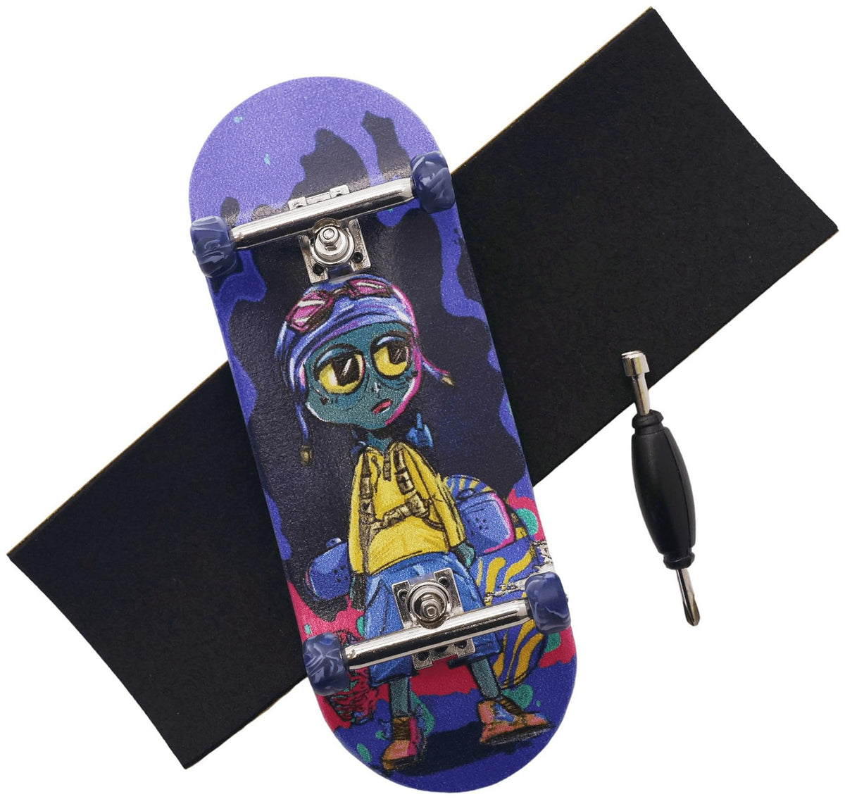 RACOFSB Pro fingerboard deck in maple veneer delivers precise pops and durability.