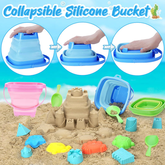 RACPNEL foldable beach shovels trio ideal for quick setup on the go
