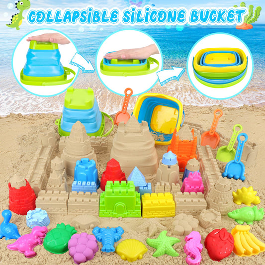 RACPNEL mesh beach bag keeps toys organized and sand-free
