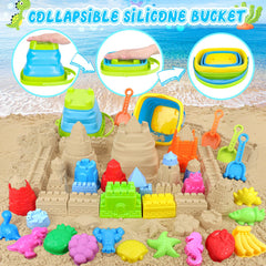 RACPNEL mesh beach bag keeps toys organized and sand-free