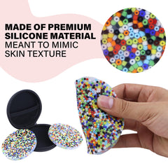 Durable, non-toxic material is simple to clean with soap.