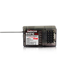 Radiolink R6FG gyro integration enables precise drift control.